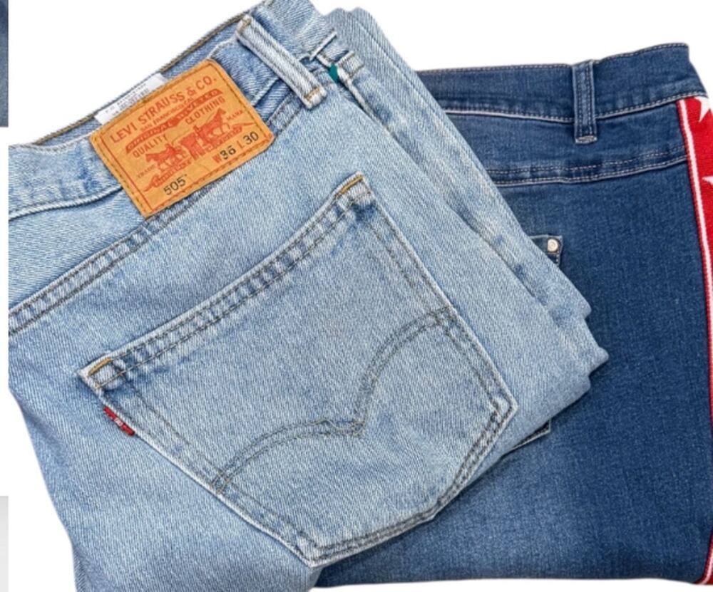 Levis 505 Sheryl Crow Jeans Lot 2 Y2K Star Stripe Denim #14